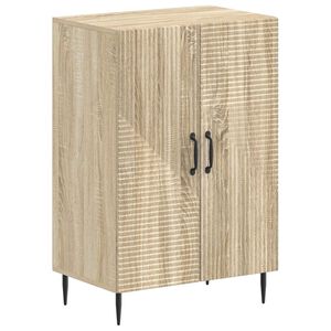vidaXL Skosk&aring;p HAARLEM 59,5 x 39,5 x 89,5 cm Konstruerat tr&auml; Sonoma-ek
