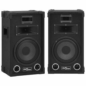 vidaXL Passiva PA-h&ouml;gtalare 2 st 800 W svart