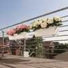 LECHUZA Blomkruka Balconera Color 80 ALL-IN-ONE vit 15680