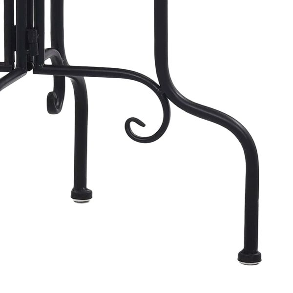 vidaXL Sidobord med mosaik terrakotta keramik