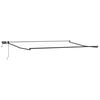 vidaXL Elektrisk utdragbar markisram Antracit 4,5 &times; 3 m Aluminium
