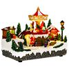 vidaXL Julby med karusell SALO 25,5 x 16 x 21,5 cm Harts