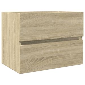 vidaXL Tv&auml;ttst&auml;llssk&aring;p sonoma-ek 60x38,5x45 cm sp&aring;nskiva