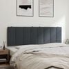 vidaXL Headboard Cushion "Hanko" Dark Grey 160 cm Velvet