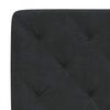 vidaXL Bed Frame without Mattress Black 80x200 cm Velvet