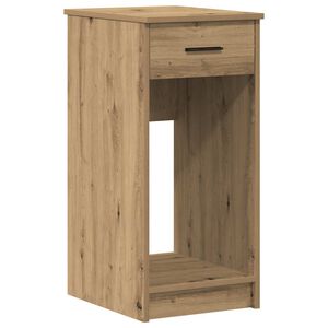 vidaXL Datorstativ med l&aring;da ek 35x45x77 cm