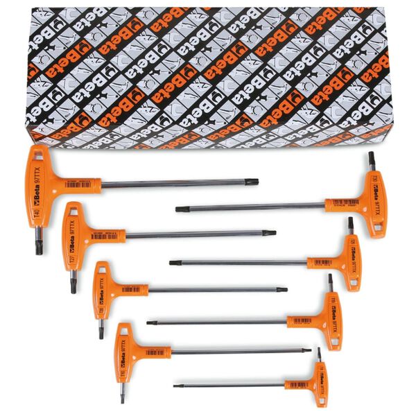 Beta Tools Insexnyckelsats offset med handtag 6 delar 97TTX/S6