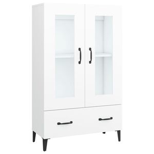 vidaXL Sk&auml;nk vit 70x31x115 cm konstruerat tr&auml;