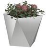 vidaXL Planteringsk&auml;rl 2 pcs Silver 30 x 30 x 30 cm Galvaniserat St&aring;l
