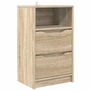 vidaXL S&auml;ngbord Sonoma-ek 40 x 30 x 67 cm Konstruerat tr&auml;