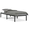 vidaXL S&auml;ngram metall svart 80x200 cm