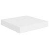 vidaXL Svävande vägghyllor 2 st vit 23x23,5x3,8 cm MDF