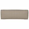 vidaXL Pallkuddset 2 pcs Taupe 120 x 40 x 8 cm Oxford Tyg