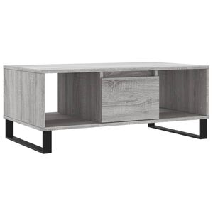 vidaXL Soffbord gr&aring; sonoma 90x50x36,5 cm konstruerat tr&auml;