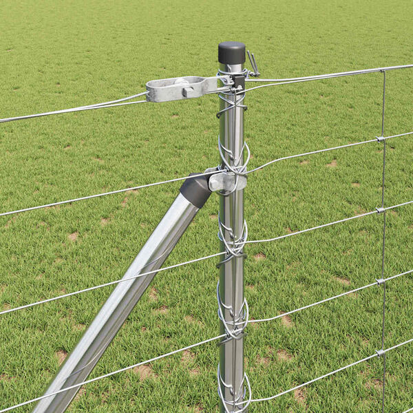 vidaXL St&auml;ngselstolpe Galvaniserad 50 x 1,2 m St&aring;l