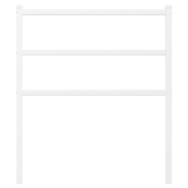 vidaXL Ers&auml;ttningsgavel metall vit 75 cm