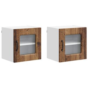 vidaXL Diskmaskin panel Kalmar 2 st Gammalt tr&auml; Konstruerat tr&auml;