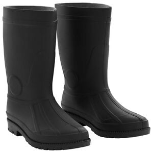 vidaXL Regnst&ouml;vlar PVC Storlek 38 Svart