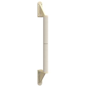 vidaXL V&auml;ggmonterad kl&ouml;spelare 109 cm sisal