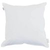 vidaXL Kudde med kudde Vit 80 x 80 cm Bomull