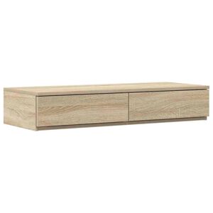 vidaXL S&auml;ngl&aring;dor Sonoma-ek 100 x 36,5 x 16,5 cm Konstruerat tr&auml;