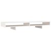 vidaXL Sk&auml;rmst&auml;ll vit 100x27x14 cm massiv furu