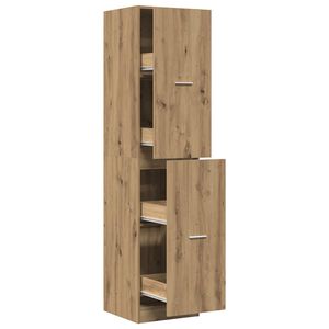 vidaXL Apotekssk&aring;p ek 40x41x174,5 cm konstruerat tr&auml;