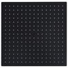 vidaXL Regnduschhuvud rostfritt st&aring;l 40x40 cm fyrkantigt svart