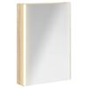 vidaXL Badrumsspegelsk&aring;p Sonoma-ek 43 x 11,5 x 60,5 cm Konstruerat tr&auml;