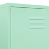 vidaXL Garderob 90x50x180 cm mintgrön stål