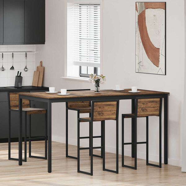 vidaXL St&aring;ende Barbord Konstruerat tr&auml;