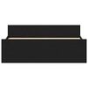 vidaXL S&auml;ngram utan madrass svart ek 120x200 cm konstruerad tr&auml;
