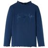 T-shirt med l&aring;nga &auml;rmar f&ouml;r barn marinbl&aring; 104