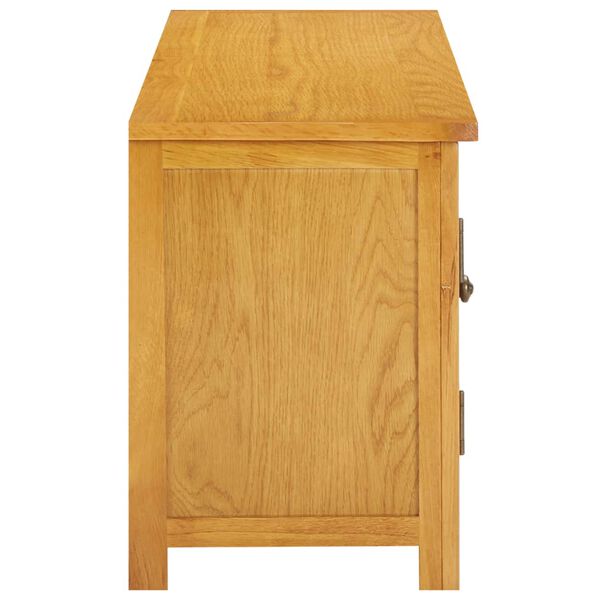 vidaXL TV-b&auml;nk 120x35x48 cm massiv ek