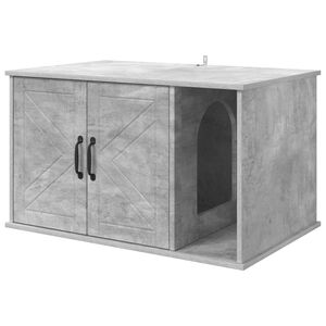 vidaXL Katt hus Betong 85 x 55 x 50,5 cm Konstruerat tr&auml;