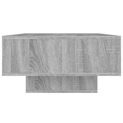 vidaXL Soffbord grå sonoma-ek 105x55x32 cm konstruerat trä