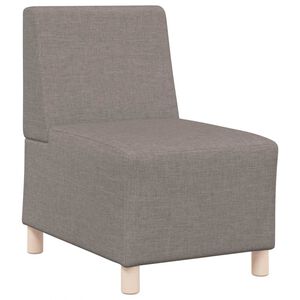 vidaXL Soffstol utan armst&ouml;d taupe 55 cm tyg