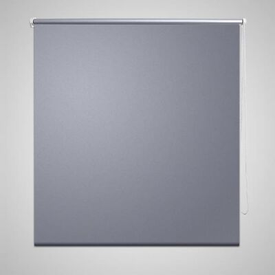 Rullgardin grå 80 x 230 cm mörkläggande