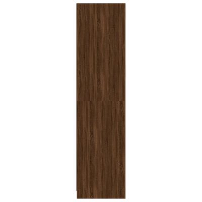 vidaXL Klädskåp brun ek 100x50x200 cm konstruerat trä
