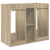 vidaXL Golf Sk&aring;p Enf&auml;rgad Sonoma-ek 102 x 45 x 85,5 cm