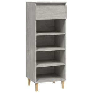 vidaXL Skosk&aring;p betonggr&aring; 40x36x105 cm konstruerat tr&auml;