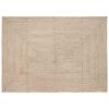 vidaXL Omr&aring;desmatta Naturlig och vit 240 x 340 cm Jute