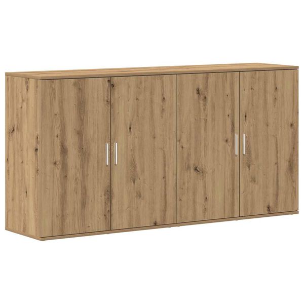 vidaXL Sideboard 2 pcs Artisan Ek 79 x 38 x 80 cm Konstruerat tr&auml;