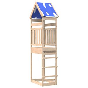 vidaXL Lekstapel Brun 52,5 x 85 x 265 cm Massiv furu