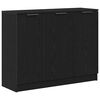 vidaXL Sideboard Svart Ek 90,5 x 30 x 70 cm Konstruerat tr&auml;