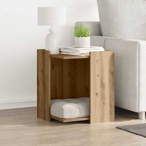 vidaXL Sk&aring;p f&ouml;r kattl&aring;da ek 42x42x51 cm konstruerat tr&auml;