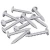 vidaXL Tr&auml;skruvar 12 st Silver M4 x 25 mm St&aring;l