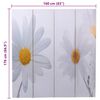 vidaXL Vikbar rumsavdelare 160x170 cm blomma