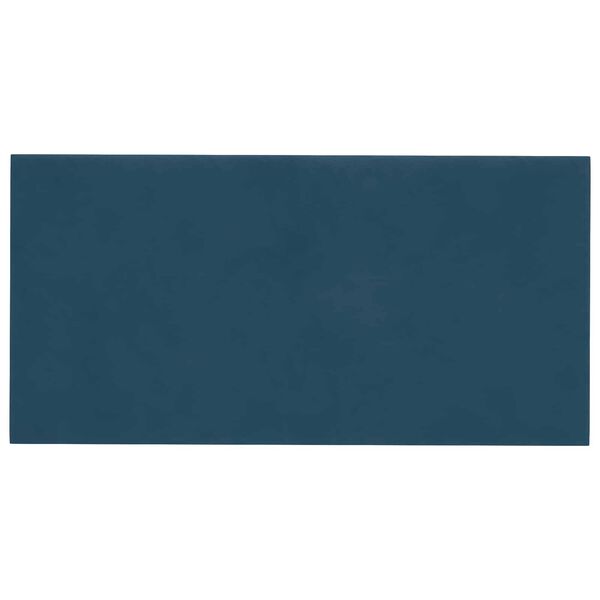 vidaXL V&auml;ggs&auml;nggavel 12 pcs Bl&aring; 30 x 15 cm Sammet