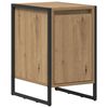 vidaXL S&auml;ngbord Artisan Ek 39,5 x 30 x 50 cm Konstruerat tr&auml;